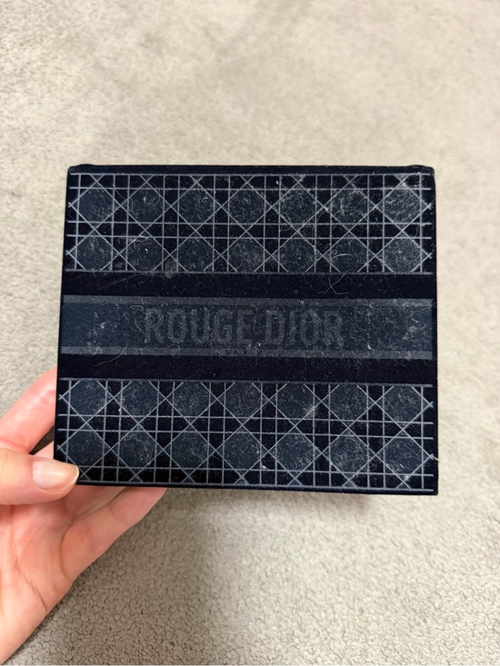 Dior Other - Dior Velvet Compact Case in Black with Gray Pattern